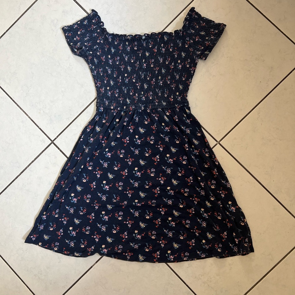 Hollister Blue Striped dress
